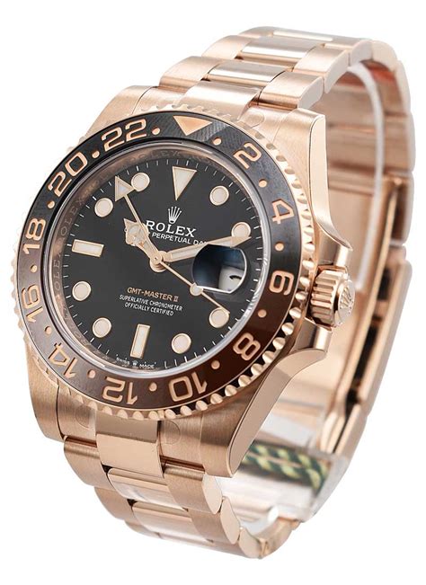 rolex gmt-master 2 rose gold price|rolex gmt master ii 126715chnr.